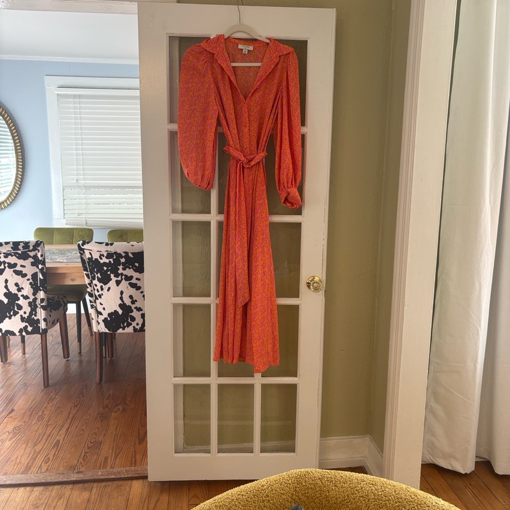 Alexis Orange Maxi Dress